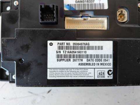 Foto 2ª: Pantalla Multifuncion Fiat Freemont 939B5000 (2016)