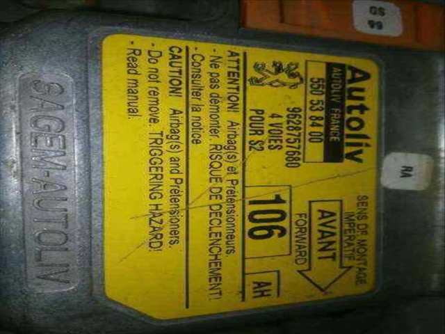 Centralita Airbag Peugeot 206 BERLINA 75CV 55KW