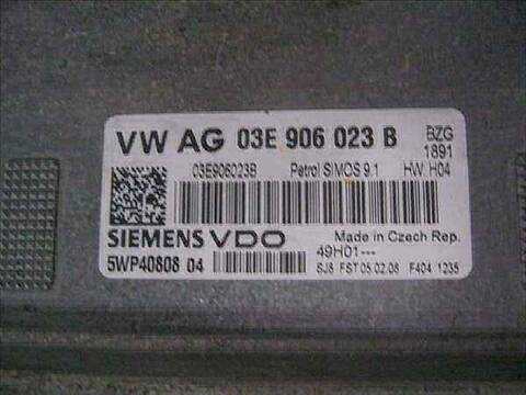 Foto 2ª: Centralita Motor ECU Skoda Fabia 1.2 70CV 51KW [BZG] (2008)