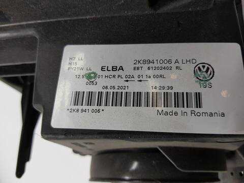 Faro Derecho Volkswagen Caddy KASTEN BMT