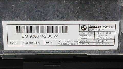 Foto 3ª: Sistema GPS Bmw i3 ELECTRIC 170CV 125KW [IB1P25B] (2018)