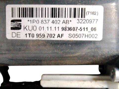 Elevalunas Eléctrico Delantero Derecho Seat Leon 1.6 TDI