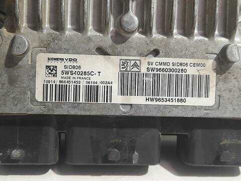 Foto 3ª: Centralita Motor ECU Citroen C3 1.4 HDI 68CV [8HZ (DV4TD)] (1995)
