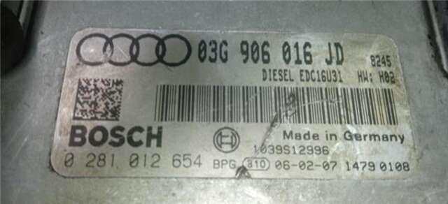 Centralita Motor ECU Audi A4 2.0 TDI 16V (103KW) [2.0 LTR. - 103 KW TDI]
