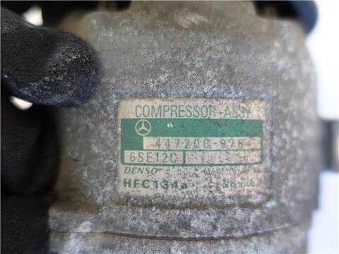 Foto 3ª: Compresor Aire Acondicionado Mercedes Clase A 140 1.6 160 168.033) 102CV 75KW [M 166.960] (1999)