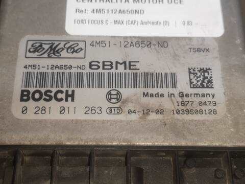 Foto 2ª: Centralita Motor ECU Ford C Max G8DA FOCUS CAP) 2003) (2005)