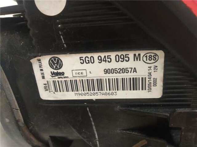 Foto 3ª: Piloto Trasero Izquierdo Volkswagen Golf 1.6 BLUEMOTION [1.6 LTR. - 81 KW 16V TDI DPF] [CRKB]