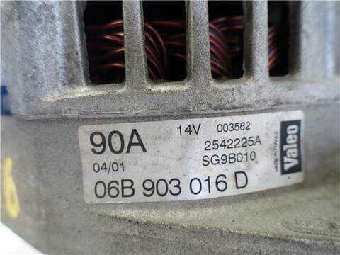 Foto 3ª: Alternador Audi A6 1.8 T BERLINA 150CV 110KW [AWT] (2001)