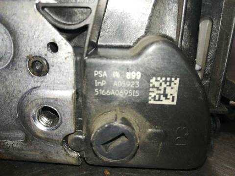 Foto 2ª: Cerradura Puerta Delantera Derecha Citroen C4 G CACTUS FEEL [BH02] (2016)