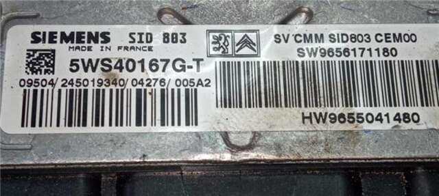 Centralita Motor ECU Peugeot 407 2.0 HDI 135