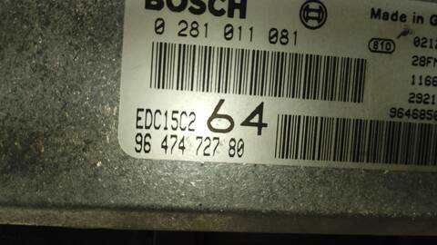 Foto 4ª: Centralita Motor ECU Peugeot 307 XS 107CV 79KW [RHS] (2003)