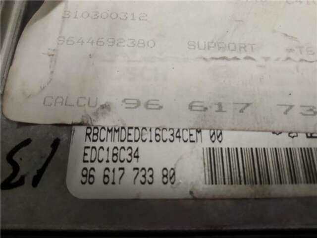 Foto 3ª: Centralita Motor ECU Peugeot 307 1.6 HDI [9HX (DV6ATED4)]