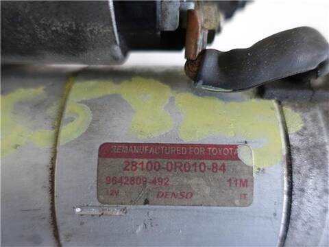 Foto 3ª: Motor de Arranque Toyota Rav4 2.2 D-4D 136CV 100KW [2AD-FTV] (2007)