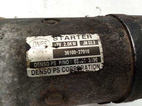 Foto 4ª: Motor de Arranque Hyundai Santa Fe 2.2 CRDI GLS 150CV 110KW [D4EB] (2007)