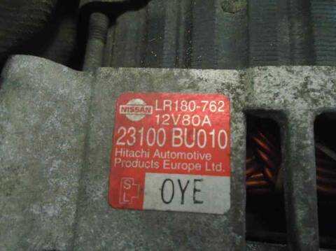 Foto 2ª: Alternador Nissan Almera 1.5 16V CAT 90CV 66KW [QC15] (2001)