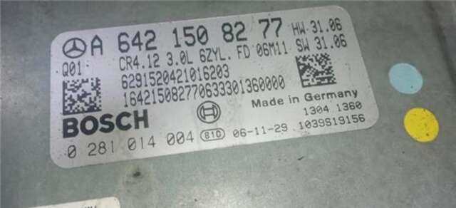 Centralita Motor ECU Mercedes Clase CLS 350 3.0 CDI (219.322) 165KW (BM 219) CAT