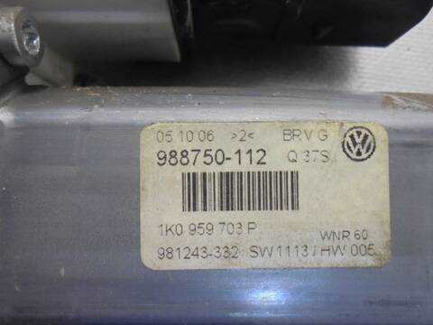 Foto 3ª: Elevalunas Eléctrico Trasero Izquierdo Volkswagen Passat HIGHLINE BERLINA 140CV 103KW [BKP] (2006)