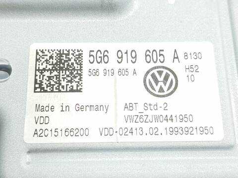 Foto 2ª: Pantalla Multifuncion Volkswagen Golf ADVANCE (2016)