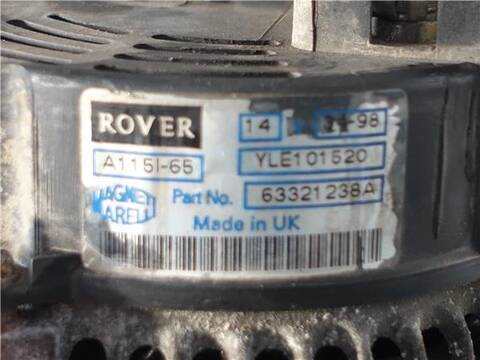 Foto 3ª: Alternador Rover Serie 400 414 SI 103CV 76KW [14 K4F] (1998)