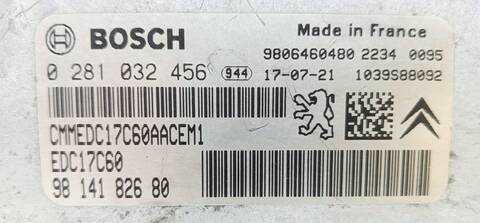 Foto 2ª: Centralita Motor ECU Citroen C Elysee BHY (2017)