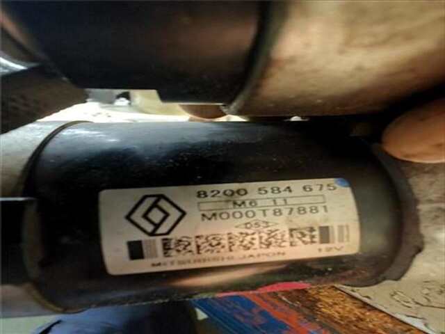 Foto 3ª: Motor de Arranque Renault Scenic 1.5 GRAND PRIVILEGE [1.5 LTR. - 78 KW DCI DIESEL] (JM)(2003-_) [K9K-764]