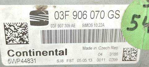 Foto 3ª: Centralita Motor ECU Seat Ibiza STYLANCE - STYLE 105CV 77KW [CBZ] (2013)