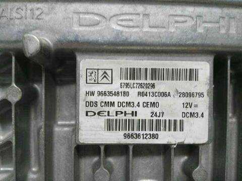 Centralita Motor ECU Peugeot 407 2.0 16V HDI FAP CAT RHR - DW10BTED4) COUPE 136CV 100KW