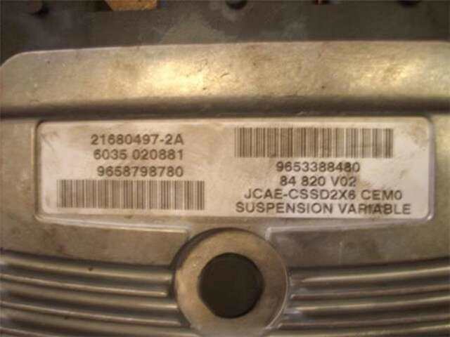 Centralita Motor ECU Peugeot 407 2.7 BÁSICO [2.7 LTR. - 150 KW HDI FAP CAT (UHZ - DT17TED4)]