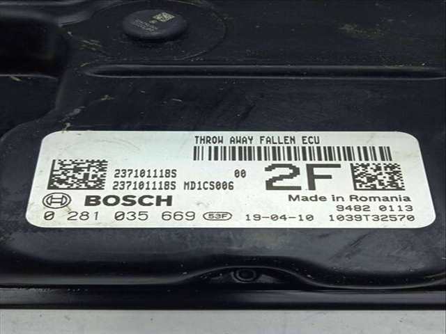 Foto 3ª: Centralita Motor ECU Dacia Logan COMFORT 95CV 70KW [K9K872] (2019)