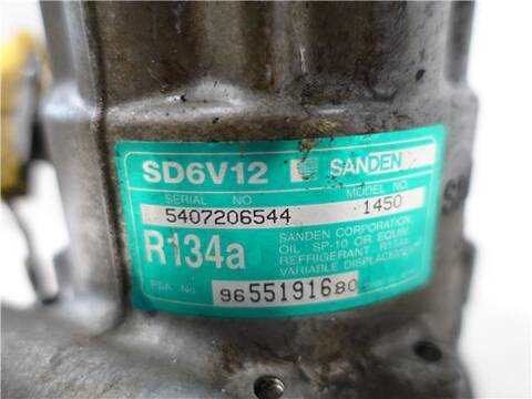 Foto 3ª: Compresor Aire Acondicionado Peugeot 1007 1.4 SPORT 75CV 54KW [KFV (TU3JP)] (2006)