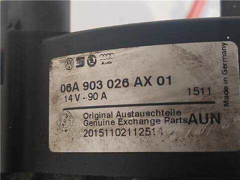 Foto 3ª: Alternador Volkswagen Golf 1.8 T BERLINA 150CV 110KW [AUM] (2002)