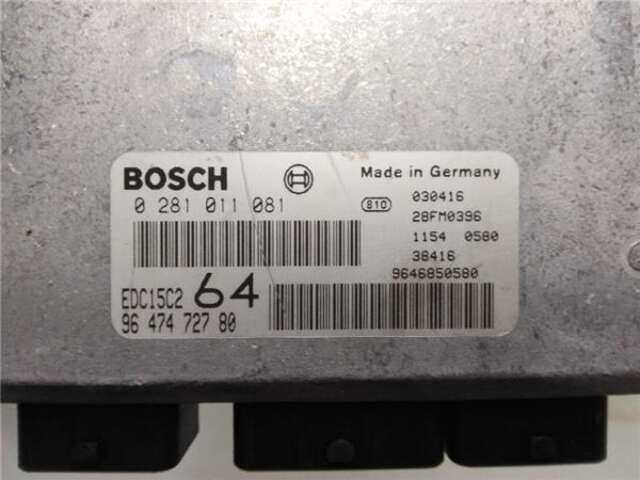 Foto 3ª: Centralita Motor ECU Peugeot 307 2.0 HDI 110 [RHS (DW10ATED)]
