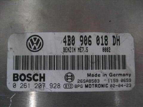 Foto 3ª: Centralita Motor ECU Volkswagen Passat 1.8 BASICO 150CV 110KW [AWT] (2002)