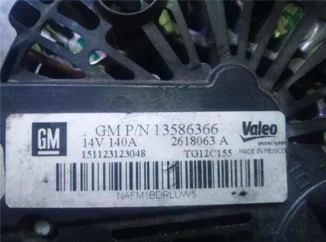 Alternador Opel Insignia 1.6 EXCELLENCE [1.6 LTR. - 100 KW CDTI DPF]