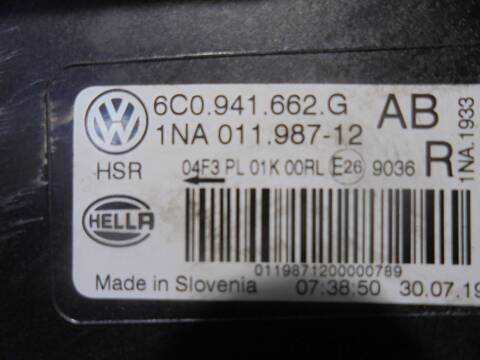 Foto 3ª: Faro Antiniebla Delantero Derecho Volkswagen Polo 1.4 TDI 90CV 66KW [CUSB] (2015)