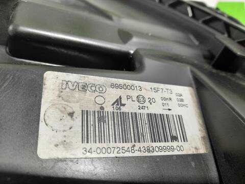 Foto 3ª: Faro Izquierdo Iveco Daily 3.0 DIESEL 146CV [D/ F1CE0481FA] (2006)