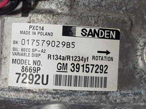 Foto 3ª: Compresor Aire Acondicionado Opel Astra DYNAMIC 150CV 110KW [LE2] (2019)