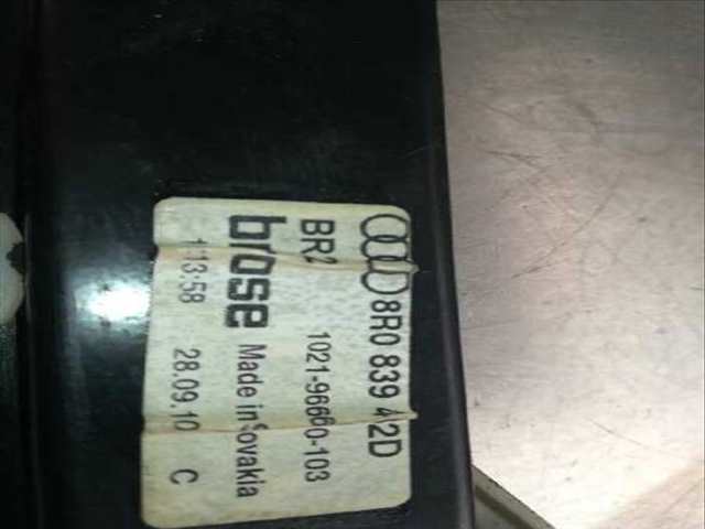 Elevalunas Manual Trasero Derecho Audi Q5 2.0 TDI 125KW) 170CV