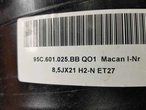 Foto 2ª: LLanta Aleacion Porsche Macan VERSION INDEFINIDA