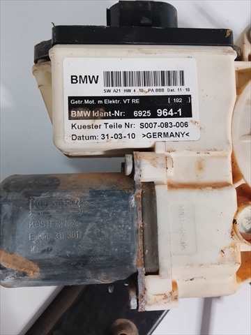 Foto 2ª: Elevalunas Eléctrico Delantero Derecho Bmw X3 2.0 D [D/N47D20C] (2010)