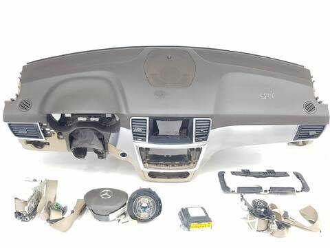 Foto 2ª: Kit Airbag Mercedes Clase ML 250 2.1 CDI 204CV 150KW AUT. 166.004) W166) OM651 [651960] (2011)