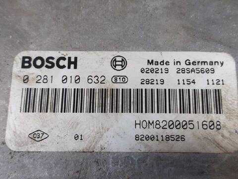 Foto 3ª: Centralita Motor ECU Renault Trafic 1.9 DIESEL 101CV 74KW [F9Q760] (2002)