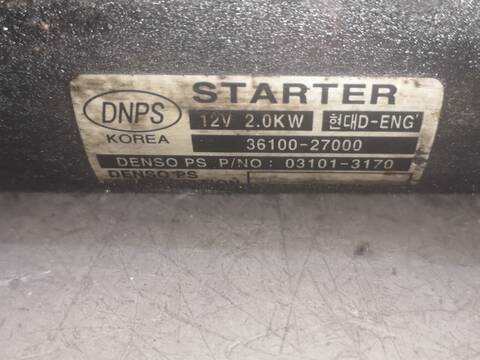 Motor de Arranque Hyundai Santa Fe D4EA