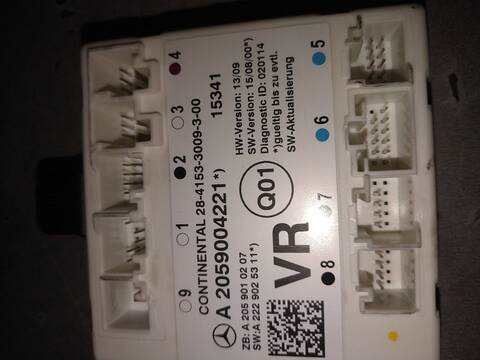 Modulo Confort BCM Mercedes Clase C 160 C 220 T CDI BLUETEC 205.204) 170CV 125KW FAMILIAR