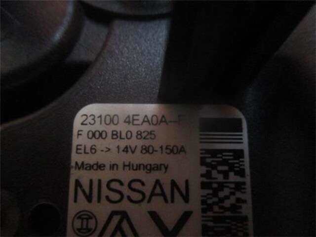 Foto 2ª: Alternador Nissan Qashqai 1.5DCI [K9KF646]