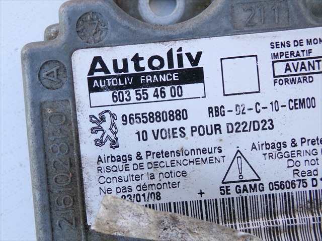 Foto 3ª: Centralita Airbag Peugeot 407 1.6 HDI 2004-2010 [9HZ] (2007)
