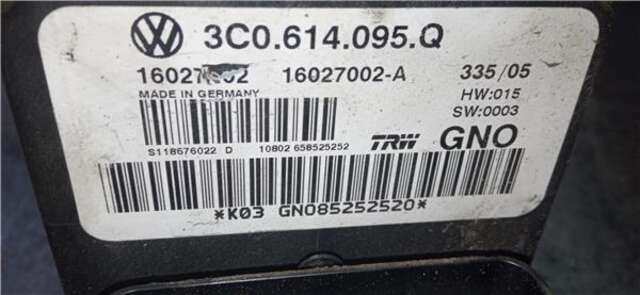 Foto 2ª: Abs Volkswagen Passat 2.0 ADVANCE 4MOTION [2.0 LTR. - 103 KW TDI] [BKP]