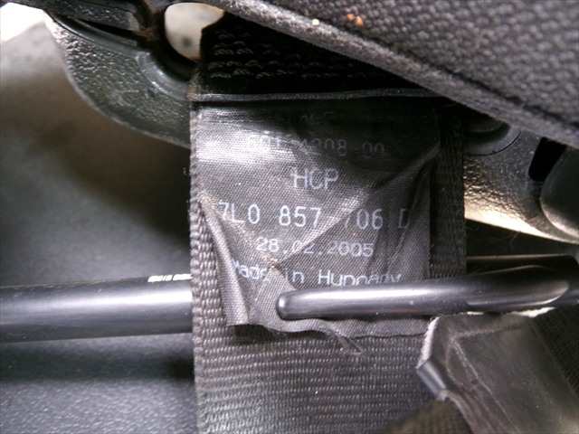 Foto 2ª: Cinturón Delantero Derecho Volkswagen Touareg 2.5 TDI 2002-2010 [BAC] (2005)