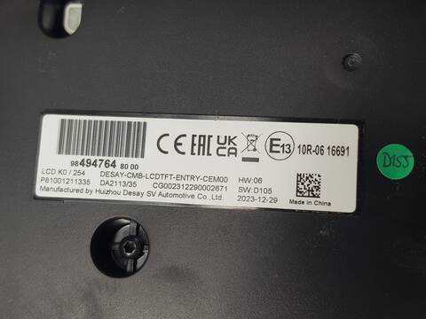 Foto 2ª: Cuadro de Instrumentos Citroen Jumpy CLUB M (1995)