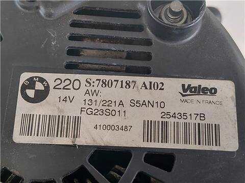 Foto 2ª: Alternador Bmw Serie 5 518 3.0 530D BERLINA 245CV 180KW [N57D30A] (2010)